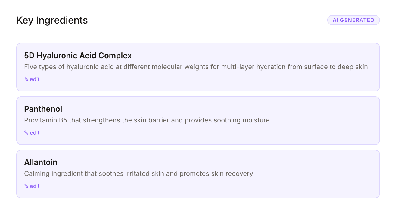 Generate content and analyze reviews